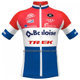 Wielershirt 2023 Baloise-Trek Lions Nederlands Kampioenschap Rood Blauw Wit